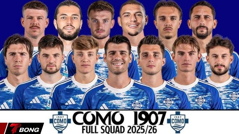 Đội hình hiện tại của Como 1907